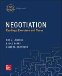 Negotiation: Readings Exercises And Cases Paperback 7th Revised Edition