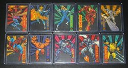 1994 Marvel Universe Series V Suspended Animation Insert Set Of 10 Cards Nm m