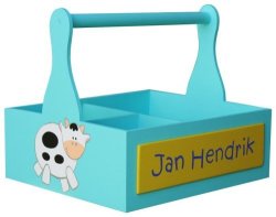 Personalised Funky Farm Compactum Caddy