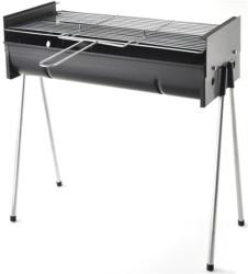 Metalix Large Adjustable Braai Stand- Easy To Assemble And Store Carbon Steel Construction Grid Size: 620 X 320MM Colour Black Retail Box No Warranty