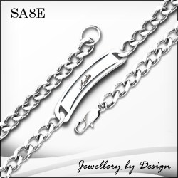 Chain Bracelet With Name Engraved