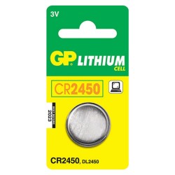 Gp CR2450 Lithium Battery Card 1