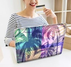 Palm Colourful Tree Laptop Skin