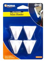 Adhesive MINI Hooks X 4