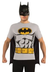 Rubie's Official Adult's Batman T-Shirt Set Costume - Medium
