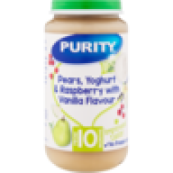 Purity Pear Yoghurt & Raspberry With Vanilla Flavour Baby Food 250ML
