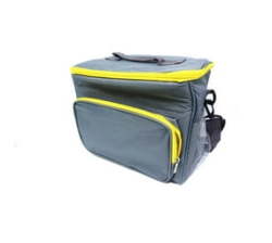 Lunch Meal Shoulder Bag - Yellow And Grey