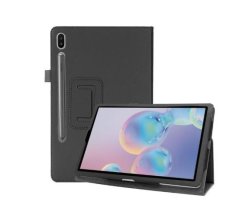 Tuff-Luv Essential Folio Case For Samsung Galaxy Tab S9 Plus 12.4" SM-X810 - Black