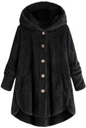 2019 New Womens Winter Warm Fleece Coats Outdoor Wool Blended Long Sleeve Parka Jackets With Hood