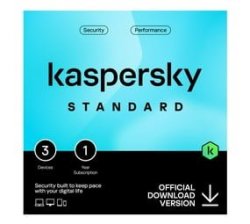 Kaspersky Standard 3 Device 1 Year - Digital Code Delivered Via Email