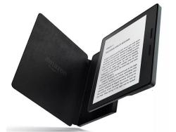 Kindle Oasis E-reader With Leather Charging Cover - Black 6" 300 Ppi Wi-fi