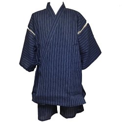 Edoten Men's Japan Kimono Jinbei 751BU M