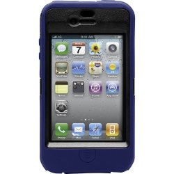 Otterbox Defender Case Iphone 4 Blue black Fits At&t Iphone 4