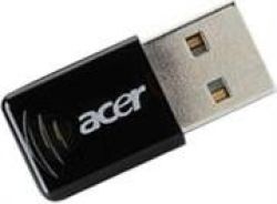 Acer Usb Wireless Adapter 802.11b g n Ipod Adapter - 54 Mbps - External For P1201b