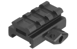 UTG Low-profile Compact Riser Mount 0.5" High 3 Slots MNT-RS05S3