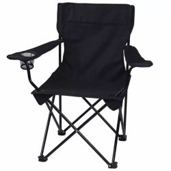 Fine Living Camping Folding Chair - Black