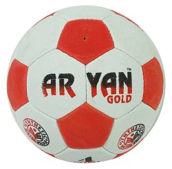 Sun Fly Aryan Gold White 2 Ply Soccer Training Ball Football 32 Panel - NO-5 SNF-FB2A-4