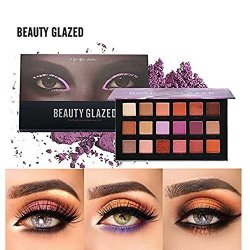 Beauty Glazed Matte +shimmer Blendable Eyeshadow Palettes 18 Colors High Pigmented Waterproof Eye Shadow Powder Make Up Palette Long Lasting