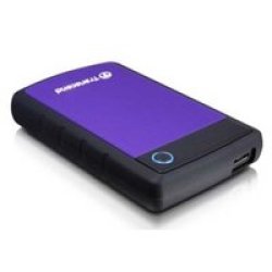 Transcend 1TB USB3.1 Rugged 2.5 Hdd - Purple - TS1TSJ25H3P