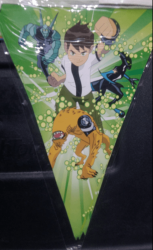 Ben10 Party Triangle Flag Banner