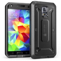 Galaxy S5 Case Supcase Heavy Duty Samsung Galaxy S5 Case Unicorn Beetle Pro Series Full-body Rugged Case With Built-in Screen Protector Black black Dual Layer
