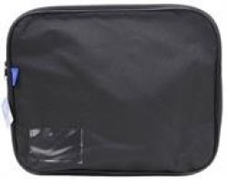 Canvas Book Bag Black – Safe And Secure Zip Closure Size 29CMX37CM Fits A4 Size Items Comfortably Ideal For School Home Or Office
