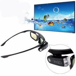 Jmgo G1 Active Shutter 3d Glasses Universal Vr Headset Lifelike 3d Effect Magic Private Images The