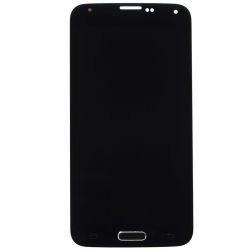 Black Lcd Screen Digitizer Assembly Replacement +home Flex For Samsung Galaxy S5 I9600 G900 G900A