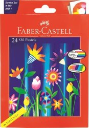 Faber-Castell : Jumbo Oil Pastels Box Of 24