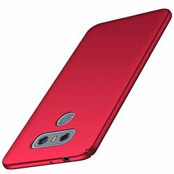 Tianyd LG G6 Case Ultra-thin Materials Ultra-thin Protective Cover For LG G6 Smooth Red