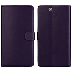 Pizu Leather Case Flip Cover For Sony Xperia Z Ultra XL39H C6802 C6806 C6833 PURPLE