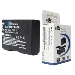 1500 Mah Lithium Battery For Nikon EN-EL14