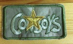 Cowboys Badge Patch On Camo Fabric