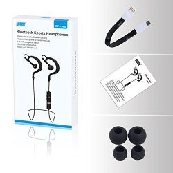 August EP614 - Bluetooth Sport Wireless Earphones - Bluetooth V4.0 Stereo Headset With Microphone - In-ear Headphones For Android Ios Windows PS3 Compatible