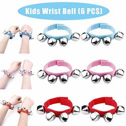Cykt Wrist Band Jingle Bells Musical Rhythm Toys Musical Instruments For School Suitable Musical Instruments For 3-12 Year Old Kids Boys Girls Best Holiday birthday