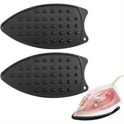 1PC Silicone Iron Rest Pad Multipurpose Iron Hot Resistant Mat For Flat Irons Ironing Board-black