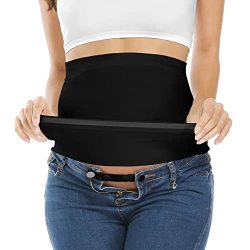 Belly Band For Pregnancy Maternity Clothes Black S