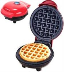 Sokany MINI Waffle Maker- Non-stick Coating Surface Plates 350W Rated Power Double Sided Heating And Cooking Heat Up And Ready To Use In 2-3