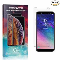 The Grafu Galaxy A6 2018 Screen Protector Tempered Glass 99.99% High Clarity Anti Fingerprint Anti Scratch Screen Protector For Samsung Galaxy A6 2018 1 Pack