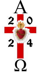 Heart Of Jesus Paschal Easter Candle - 100 X 300MM New Design
