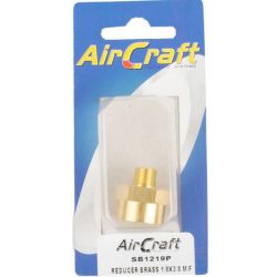 Aircraft - Reducer Brass 1 8 X 3 8 M f 1 Piece Pack - 2 Pack