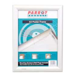 Parrot Poster Frame A3 480 360MM Single Mitred