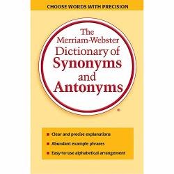 Merriam-webster MW-9061-3 Dictionary Of Synonyms & Antonyms Paperback - 3 Each