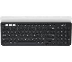 Logitech K780 Rf Wireless + Bluetooth Qwerty Us International Keyboard - Grey white