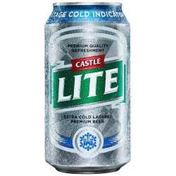 Castle Lite Can 330ML - 6