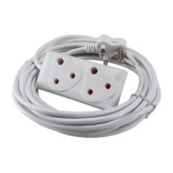 10m Extension Cord With A Two-way Multi-plug Extension Lead 10a