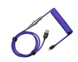 Cooler Master Thunderstorm Blue-purple Coiled Keyboard Cable