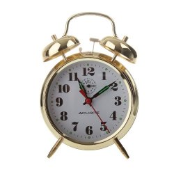 Acurite 15605 Vintage Twin Bell Alarm Clock