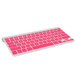 Topcase Silicone Cover Skin For Apple Wireless Keyboard With Topcase Mouse Pad Apple Wireless Keyboard Pink Not For Apple Magic Keyboard