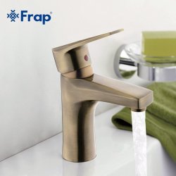 Frap Bronze Basin Faucet Brass Body Faucets Mixed Hot And Cold Water Taps F1030-4